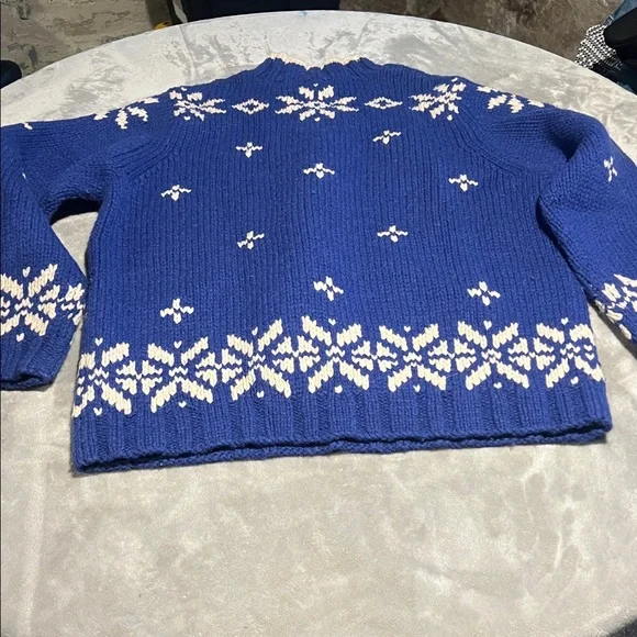 Lands End vintage lambswool sweater. Woman’s size L 14-16. - Picture 6 of 8